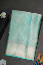 Mysore Crepe Sky Blue Saree
