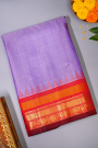 Gadwal Silk Lavender Saree