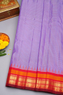 Gadwal Silk Lavender Saree