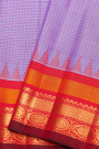 Gadwal Silk Lavender Saree