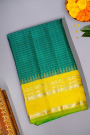 Gadwal Silk Peacock Green Saree