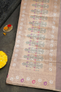 Banarasi Silk Brown Saree