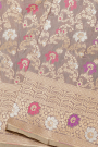 Banarasi Silk Brown Saree