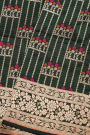 Banarasi Silk Bottle Green Saree