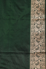 Banarasi Silk Bottle Green Saree