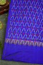 Ikkat Silk Green Saree