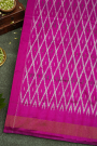 Ikkat Silk Multicolour Saree