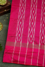 Ikkat Silk Blue Saree