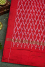 Ikkat Silk Navy Blue Saree