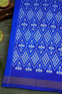 Ikkat Silk Dual Colour Saree