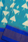 Ikkat Silk Dual Colour Saree