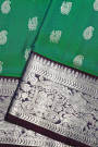 Venkatagiri Silk Green Saree