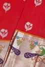 Venkatagiri Silk Red Saree