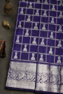 Venkatagiri Silk Blue Saree