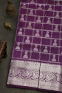 Venkatagiri Silk Purple Saree