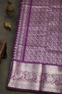 Venkatagiri Silk Purple Saree