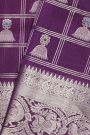 Venkatagiri Silk Purple Saree