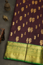 Venkatagiri Silk Brown Saree