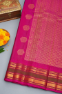 Gadwal Silk Sky Blue Saree