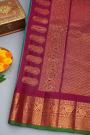 Gadwal Silk Sky Blue Saree